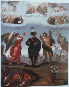 El caballero cristiano en la encrucijada o El sueño del caballero Museo de la Catedral (475 x 600)