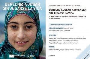 Cartel mesa redonda entreculturas