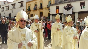 Angel Rubio, Braulio Rodriguez Toledo, Celso Morga Merida-Badajoz y Francisco Cerro Chaves Coria-Caceres
