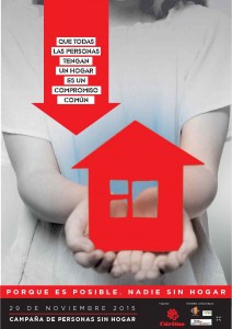 Cartel Campaña Personas Sin Hogar 2015