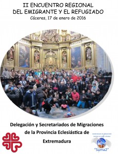 Cartel DIA DE MIGRACIONES EN CACERES