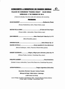 REPERTORIO DEL CONCIERTO 001