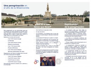 1Folleto Peregrinación de Monaguillos a Fátima
