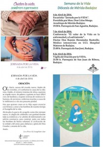 Jornada por la vida en la diócesis