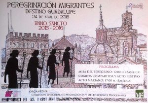 cartel peregrinacion migrantes