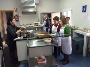 Comedor social Mérida voluntarios cocina