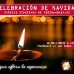 Celebración de Navidad de Cáritas Diocesana en la parroquia de San Roque (Badajoz)