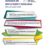 Semana de reflexión y diálogo (salón parroquial de la de San Roque, en Badajoz)
