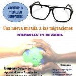 Vídeoforum y diálogo compartido sobre migraciones en el Colegio de Aparejadores y Arquitectos Técnicos -Badajoz-)