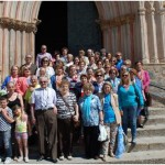 Las Damas de Guadalupe peregrinan hasta la Patrona de Extremadura