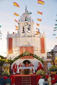 Don Celso presidió  la Eucaristía Jubilar e impartió la Bendición Papal en Azuaga