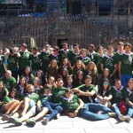 Jóvenes de la parroquia emeritense de Sta. María ha peregrinado a Santiago