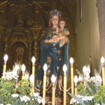 Ntra. Sra. de Armentera procesiona por las calles de Cabeza del Buey