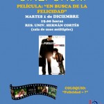 Cinefórum «En busca de la felicidad» (Sala de usos múltiples de la residencia universitaria «Hernán Cortes», en Badajoz)