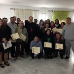 Entrega de diplomas de la EFB en la parroquia Jesús Obrero, en Badajoz