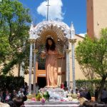 La imagen de santa Eulalia visita la parroquia de San José, en Mérida