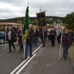 Higuera la Real y Bodonal de la Sierra peregrinan al templo jubilar de los Remedios, en Fregenal