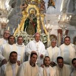 Encuentro de los sacerdotes jóvenes con el Arzobispo en Fregenal de la Sierra