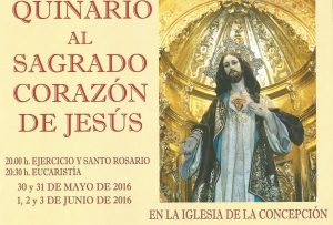 Quinario al Sagrado Corazón de Jesús (Iglesia de la Concepción -Badajoz-)