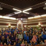 El Movimiento Scout repartió la Luz de Belén en una celebración