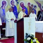 El Arzobispo, Don Celso Morga, visitó la parroquia de Guadalupe, en Badajoz