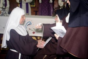 La novicia Sor María de las Llagas de Jesucristo Gonzales Medrano hizo la Profesión de Votos Temporales