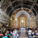 Fieles de la parroquia de Almendral realizaron una visita a la Virgen del Ara