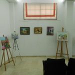 Exposición de pintura en la parroquia de San Juan de Ribera, en Badajoz