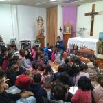 Niños del proyecto Damasco trabajan las parábolas en la convivencia en Badajoz
