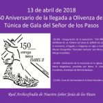 150 aniversario llegada a Olivenza de la Túnica de Gala del Señor de los Pasos