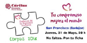 Acto Día de la Caridad (Plaza de San Francisco -Badajoz-)