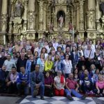 La Hermandad del Santo Sepulcro, de Santa Marta de los Barros, ha peregrinado a Coria