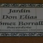 Los jardines de la parroquia Santa Eulalia, en Badajoz, reciben el nombre del sacerdote Elías Gómez