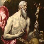 Presentación del cuadro «San Jerónimo Penitente» (El Greco) (Museo Catedral -Badajoz-)