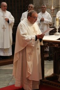 Pedro Fernández Amo tomó posesión como nuevo Deán de la Catedral de Badajoz