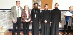 La Iglesia ortodoxa en Almendralejo invitó a sus celebraciones del Domingo de Ramos a dos miembros de la Delegación para el Ecumenismo
