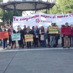 Cáritas diocesana ha celebrado un Círculo del Silencio centrado en el trabajo digno