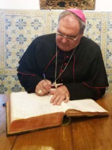 D. José Mª Gil Tamayo, obispo de Ávila, ha visitado Zalamea de la Serena, su localidad natal