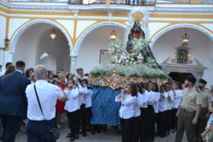 Los Santos de Maimona celebra los 25 años de la coronación de la Virgen de la Estrella