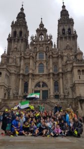 Jóvenes de Zafra han peregrinado a Santiago de Compostela