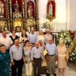 La hermandad de la Virgen de Tentudía rinde homenaje a los matrimonios de oro y plata