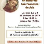 Triduo en honor de San Francisco de Asís (Monasterio de Ntra. Sra. de las Mercedes, clarisas descalzas -Badajoz-)
