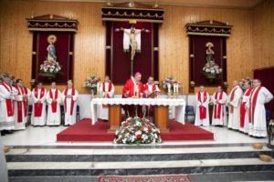 La parroquia de Corte de Peleas ha celebrado su 50 aniversario