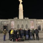 Los seminaristas visitan el Cerro de los Ángeles en Getafe