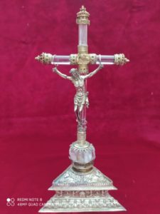 Una cruz de altar mexicana, de Fregenal de la Sierra, pieza invitada en marzo en el Museo de la Catedral