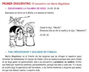 La Delegación de Catequesis publica nuevos materiales para vivir la fe en familia esta semana
