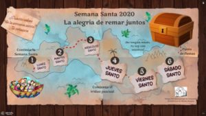 La Delegación de Catequesis pone en nuestras manos un material para que los niños y las familias vivan la Semana Santa