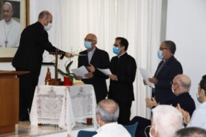 [VÍDEO/FOTOS/AUDIO] Los nuevos vicarios tomaron posesión en el salón de actos del arzobispado