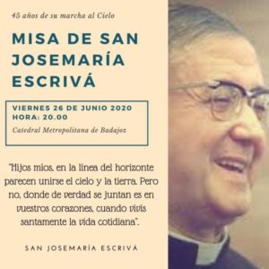 Misa de san Josemaría Escrivá (Catedral de Badajoz)