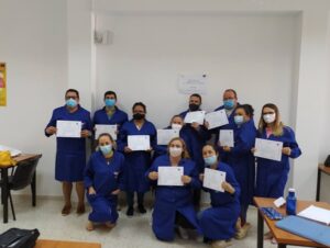 Concluye el Curso de Profesionales del Hogar y Cuidado de Personas Mayores de Cáritas Diocesana